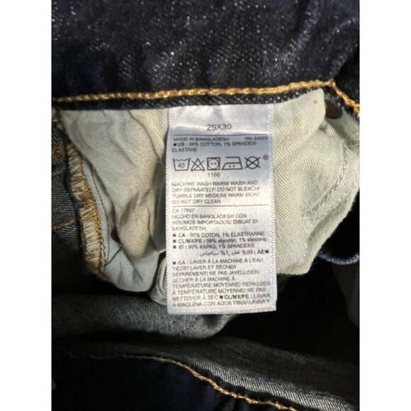 WOMEN'S 29X30 OLD NAVY SLIM BUILT IN FLEX DARK DENIM JEANS - Picture 3 of 3